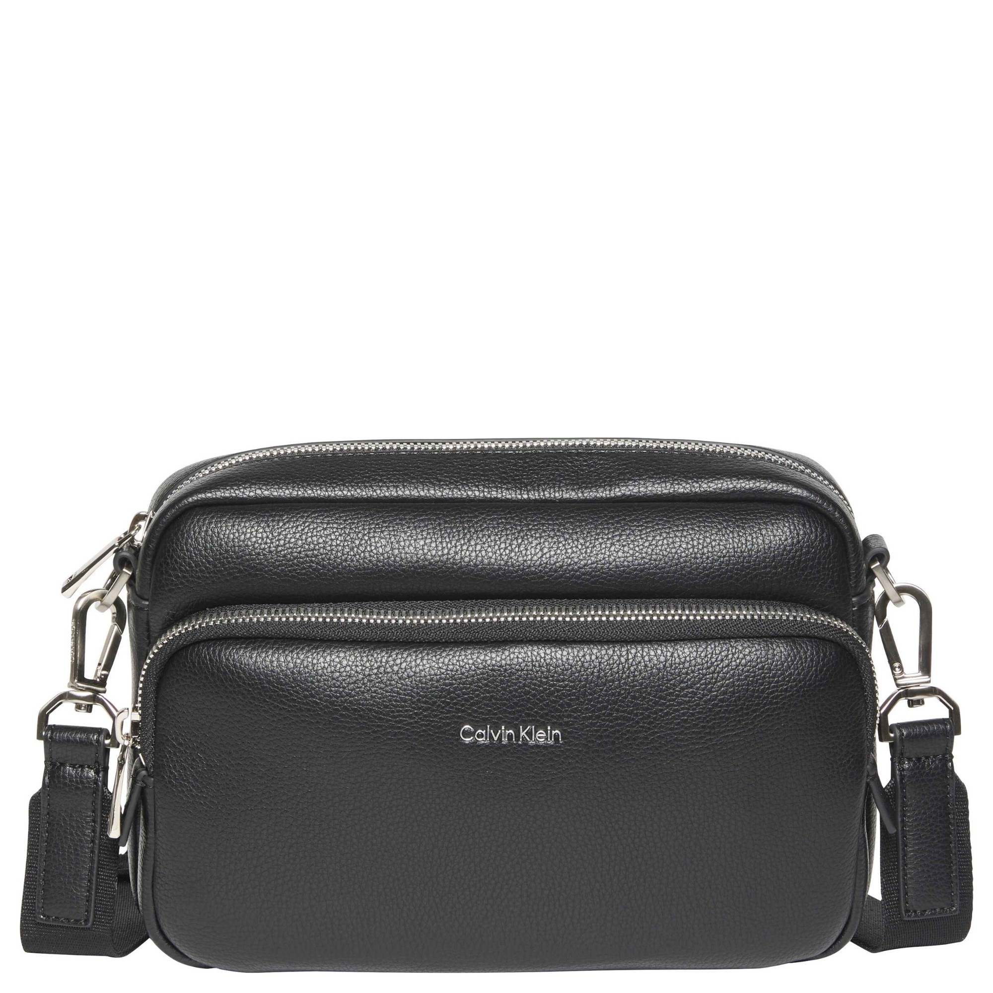 CALVIN KLEIN Rankinė per petį vyrams, Juoda, raised camera bag 1