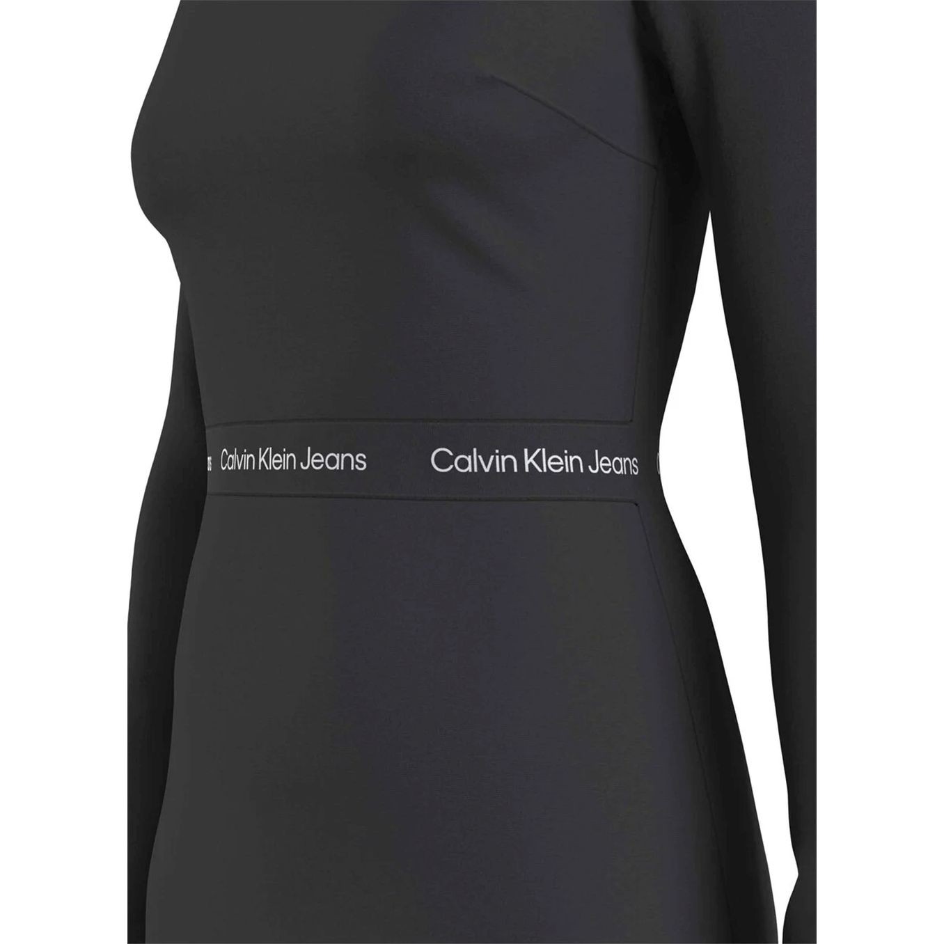 CALVIN KLEIN JEANS Mini suknelė moterims, Juoda, Flare dress 3