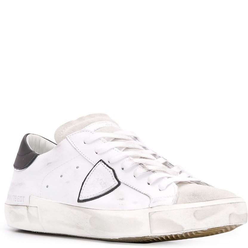 PHILIPPE MODEL Sportiniai bateliai vyrams, Juoda, Prsx low man sneaker 2