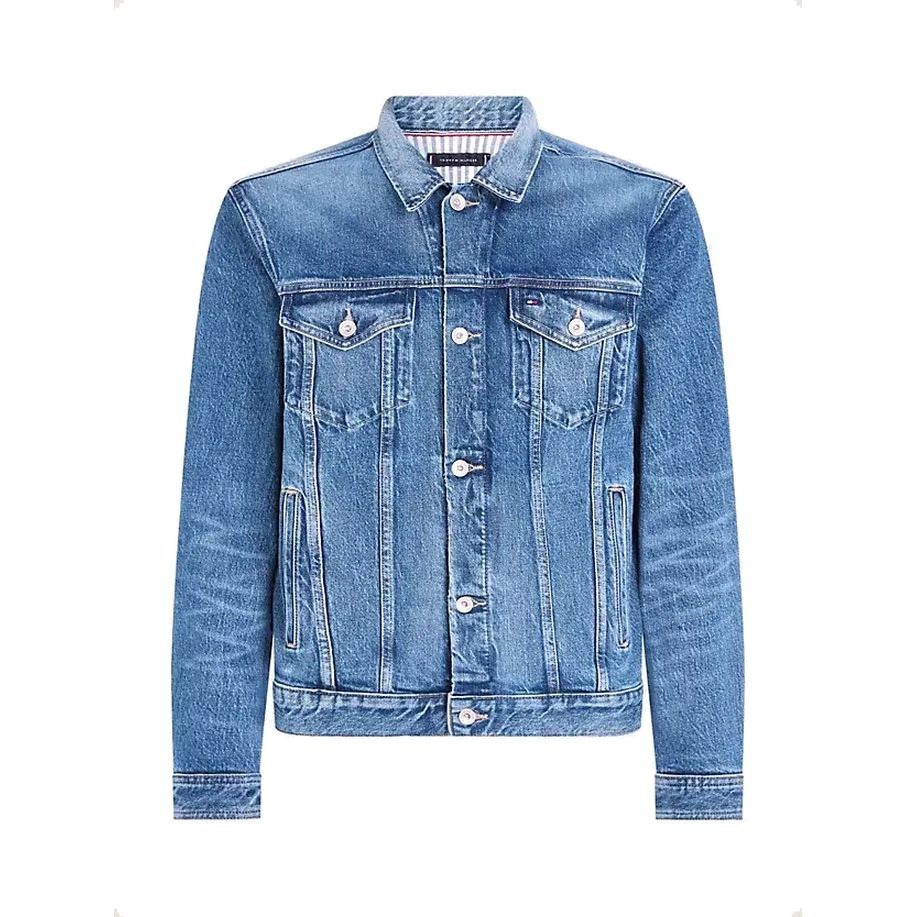 TOMMY HILFIGER Džinsinis švarkas vyrams, Mėlyna, Trucker jkt 4yrs east 1