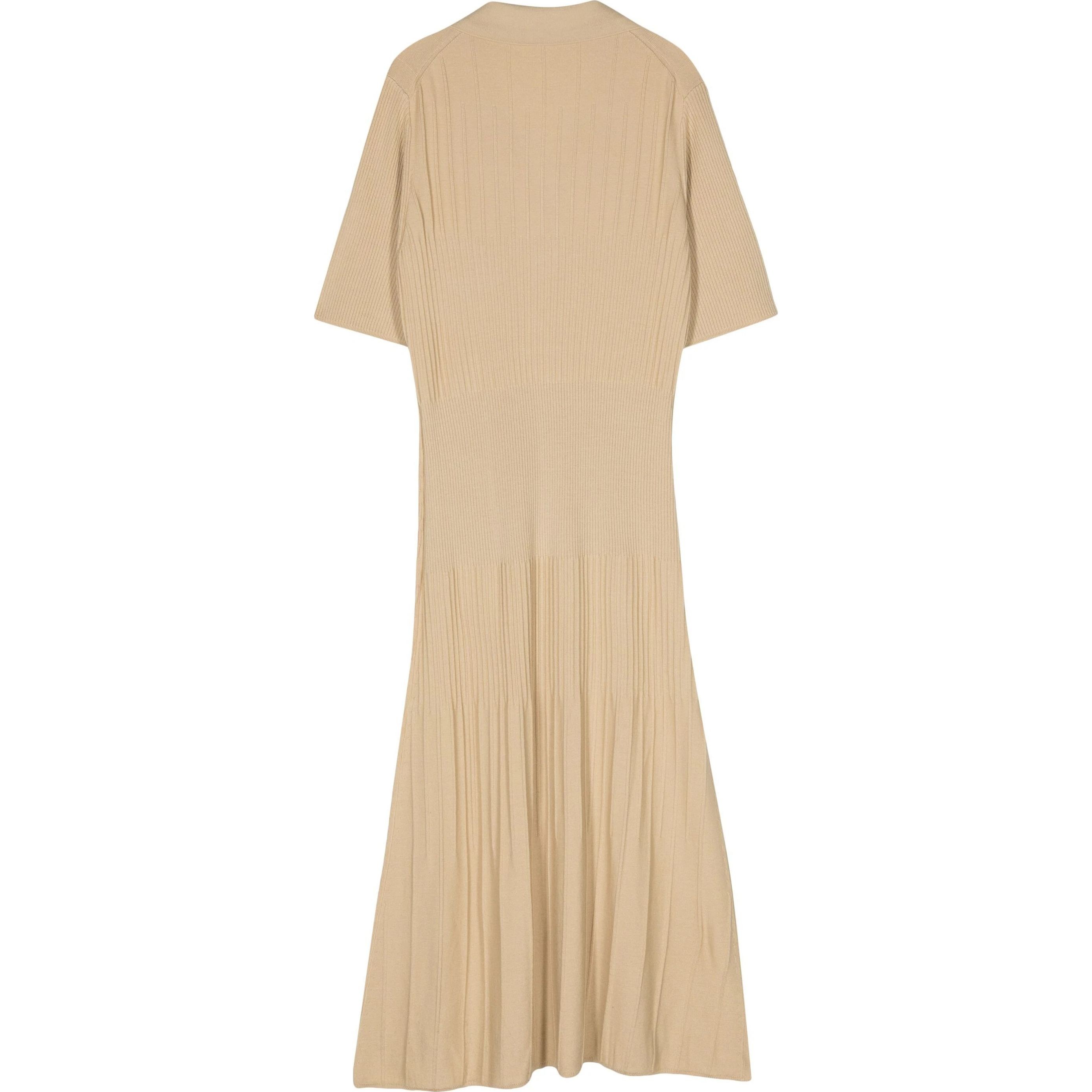 JOSEPH Maxi suknelė moterims, Smėlio, Dress fine rib merinos 2