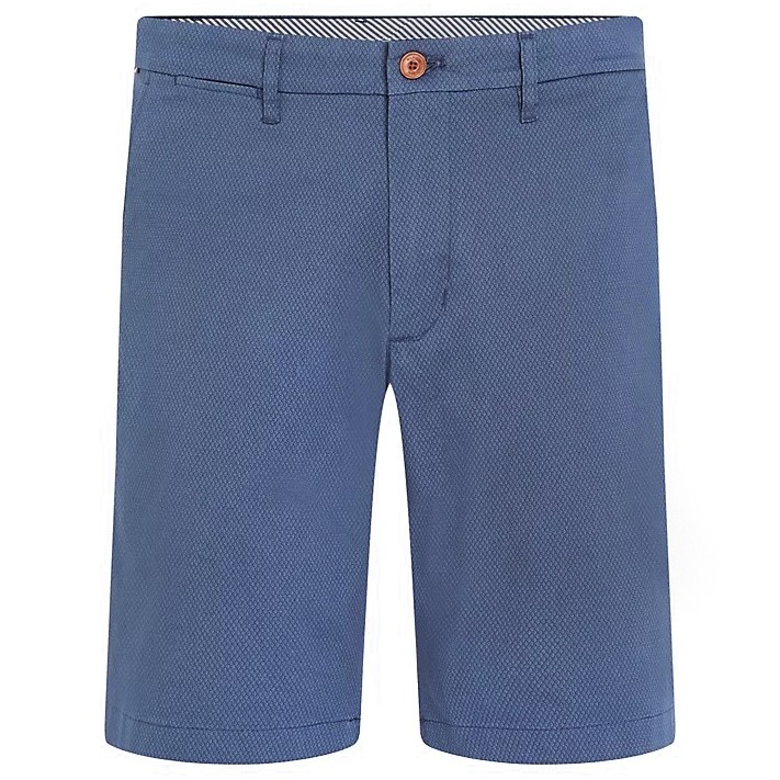 TOMMY HILFIGER Šortai vyrams, Mėlyna, Brooklyn printed structure 1
