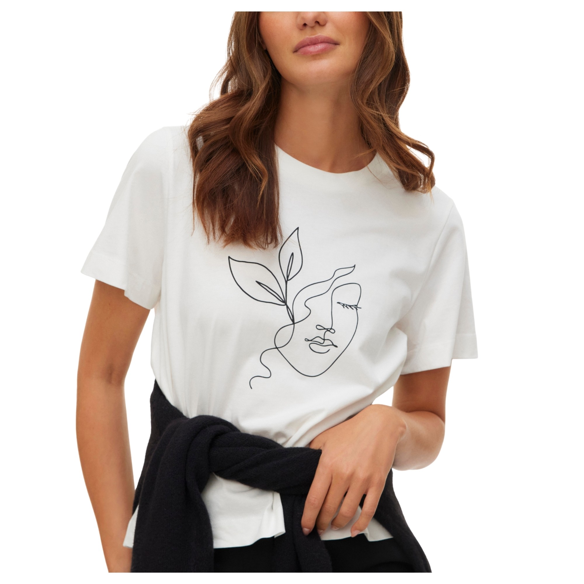 VERO MODA Marškinėliai moterims, Balta, Thea matte 1