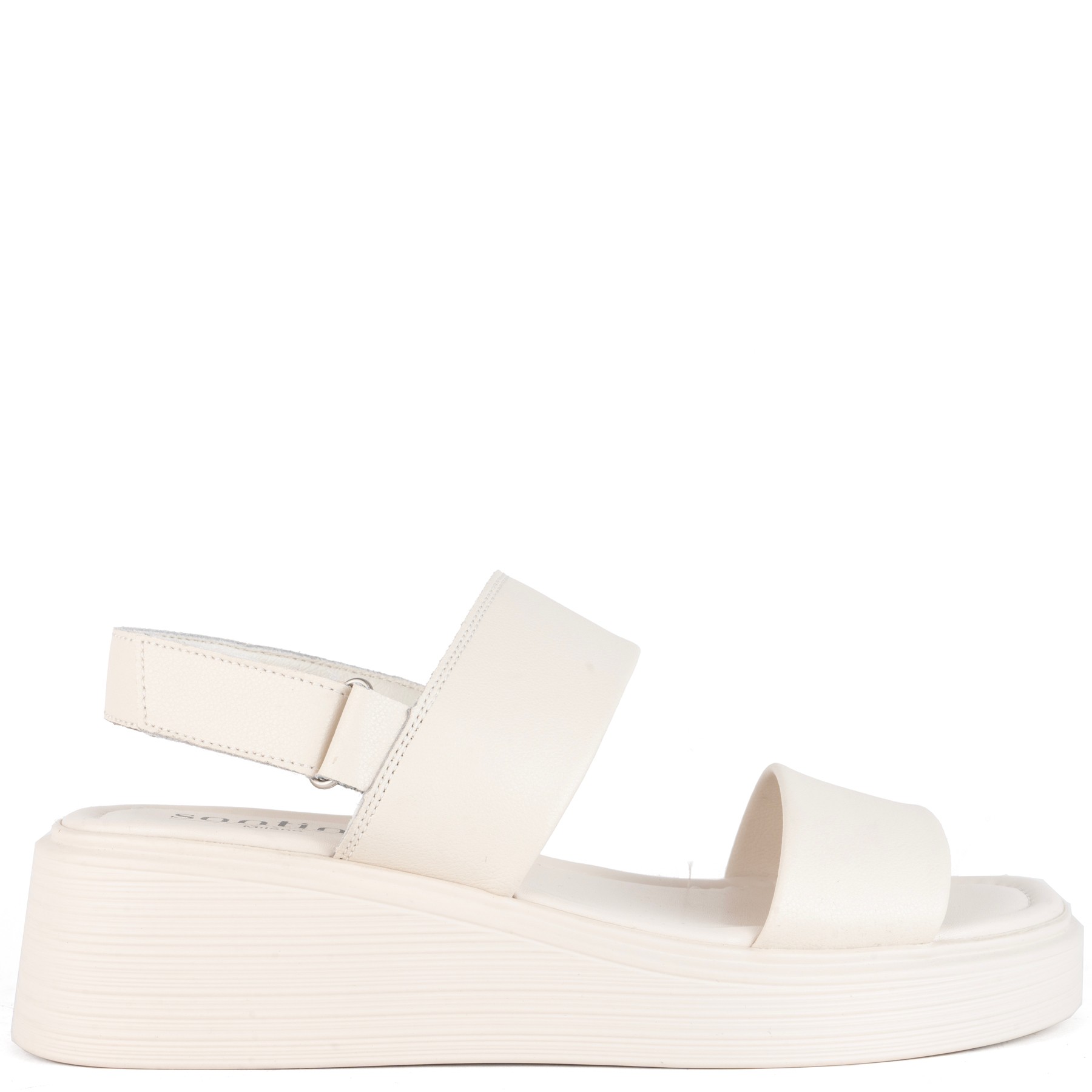 SANTINO MILANO Basutės moterims, Smėlio, Sandals 2