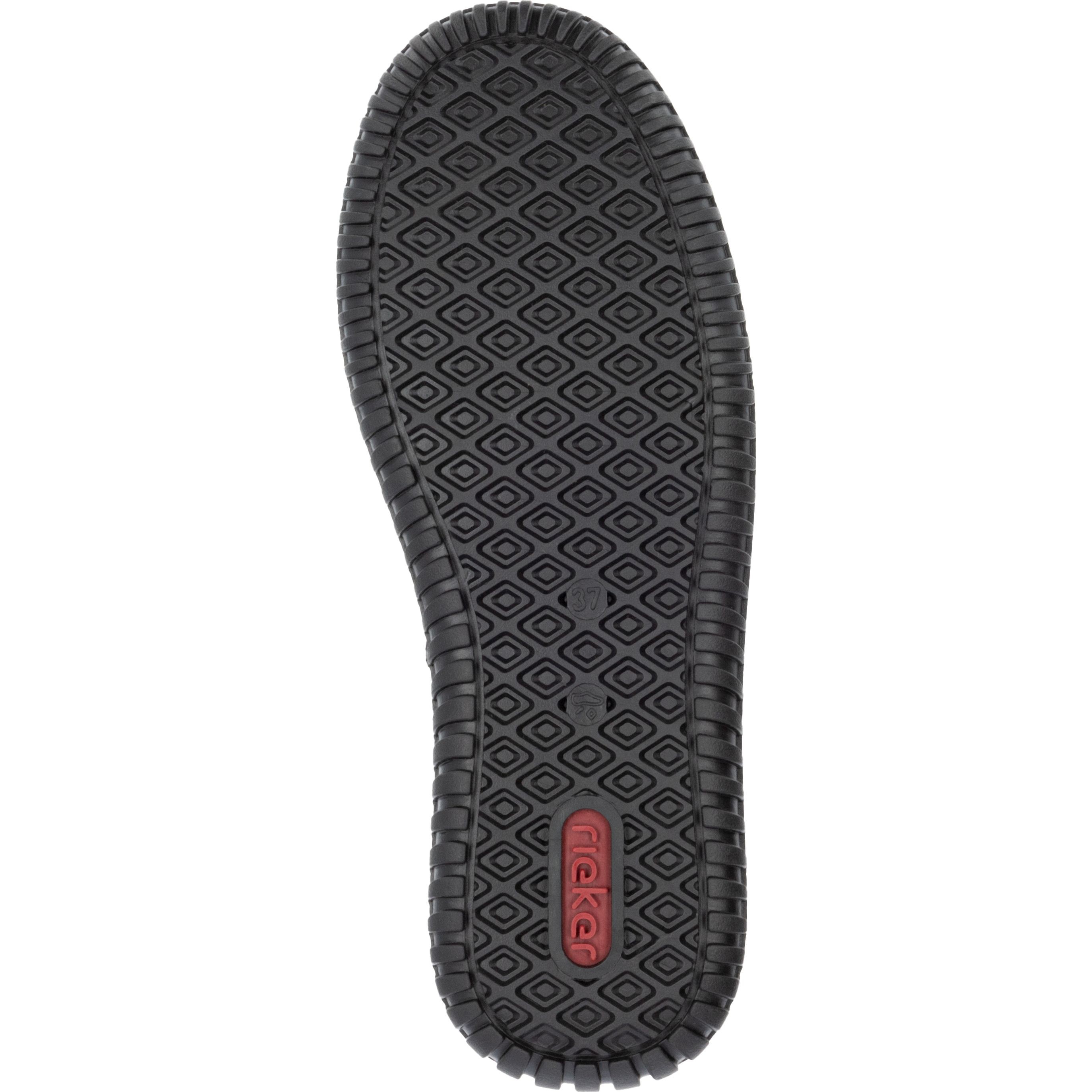 RIEKER Aulinukai moterims, Juoda, Ladies mid height boots 9