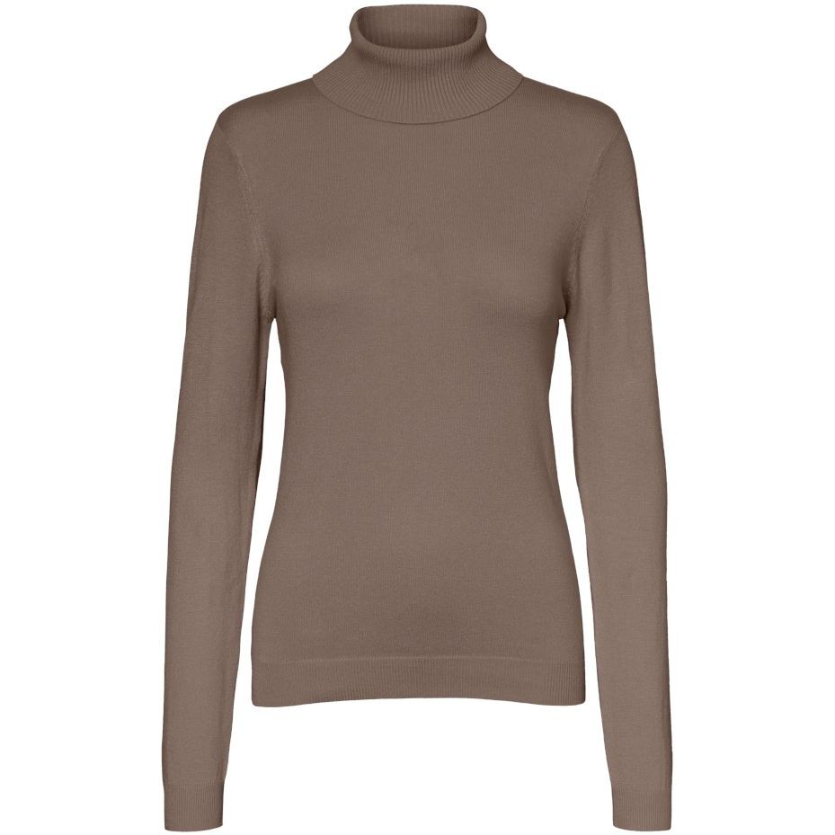 VERO MODA Megztinis moterims, Ruda, VMGLORY LS ROLLNECK 1