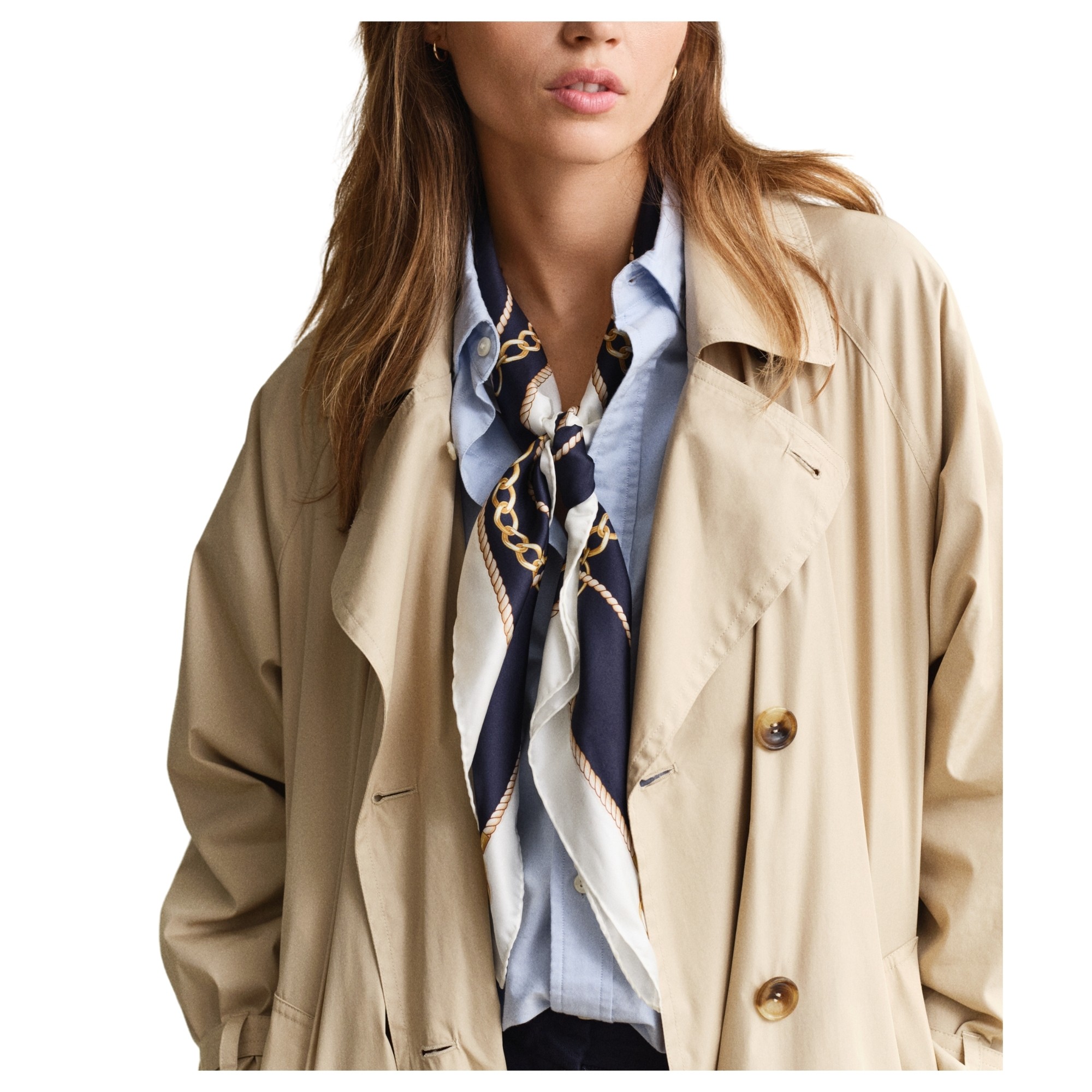 GANT Šalikas moterims, Mėlyna, 4920274-433 Scarf 2