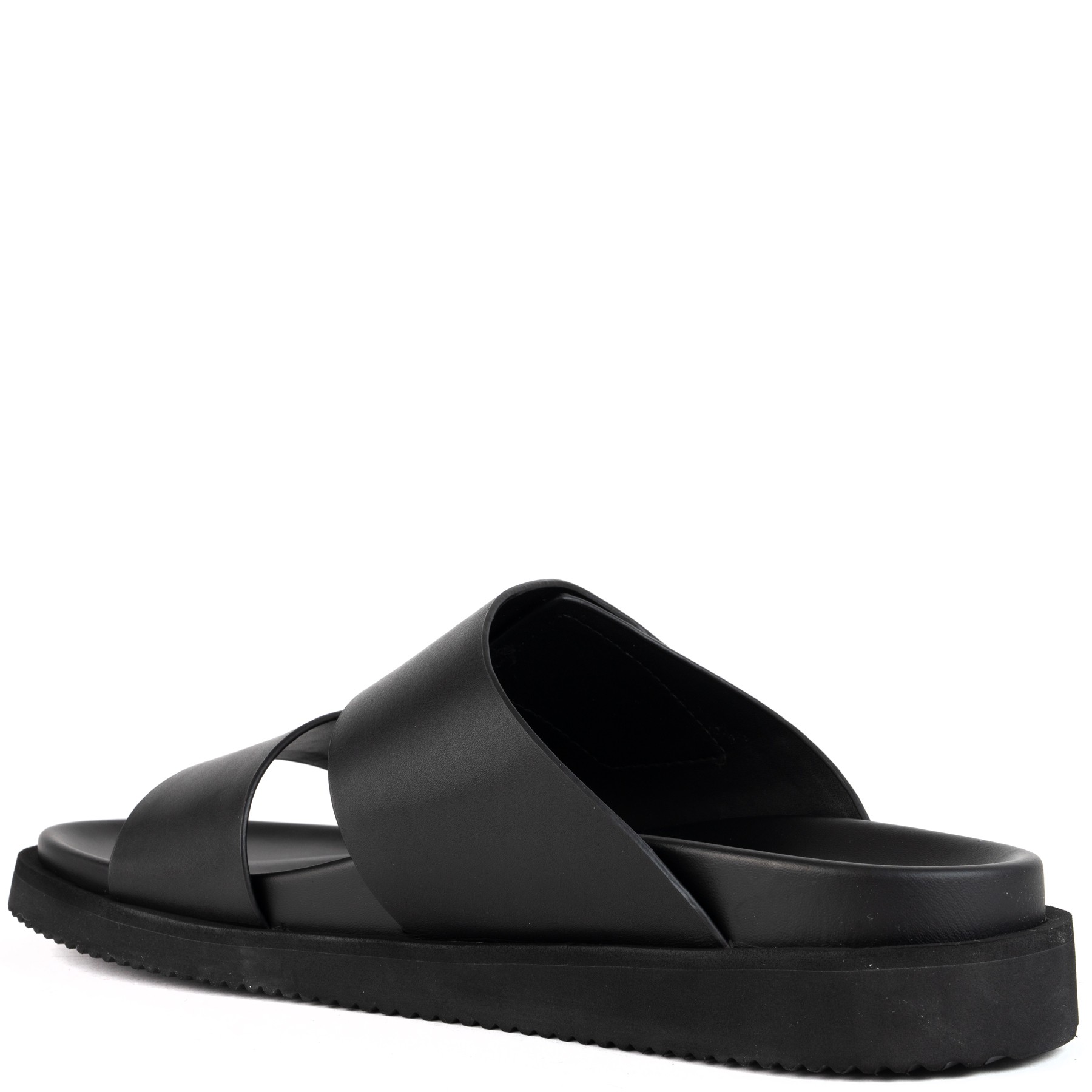 SERGIO MORETTI Šlepetės vyrams, Juoda, Slippers 3