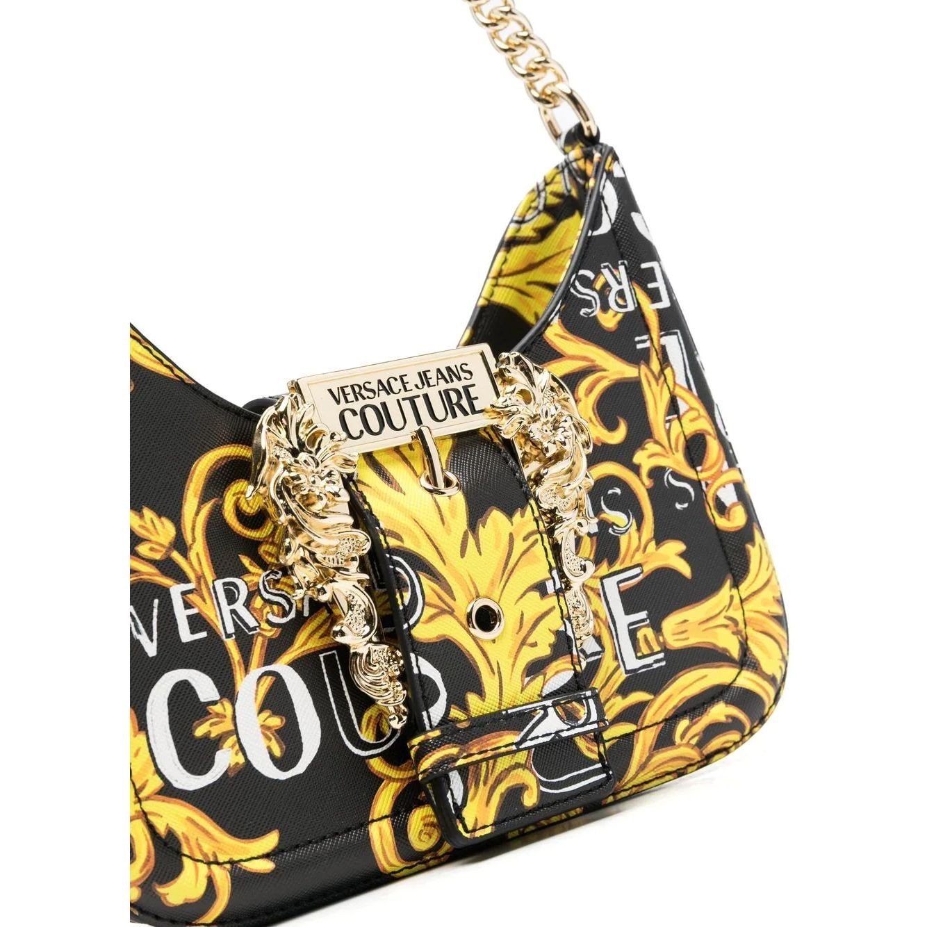 VERSACE JEANS CUTURE Rankinė - moterims, BLACK/GOLD, Range f - couture handbag 3