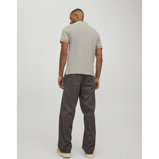 JACK & JONES Polo marškiniai ilgos rank. vyrams, Ruda, Jjepaulos polo long 3