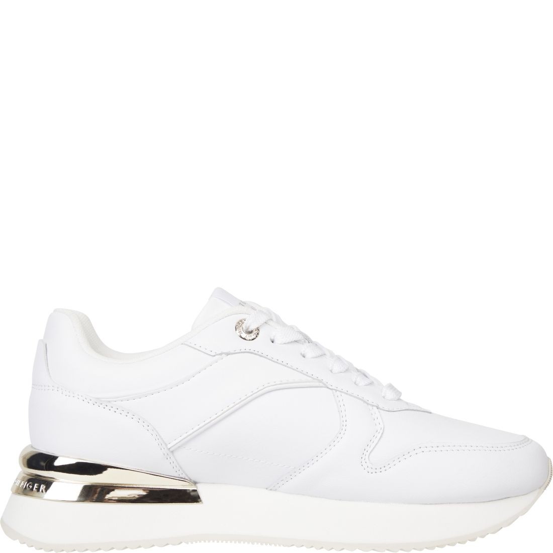 TOMMY HILFIGER Sportiniai bateliai moterims, Balta, Elevated runner sport shoe 3