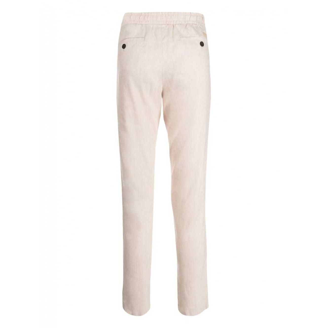 MICHAEL KORS Laisvalaikio kelnės vyrams, Žalia, Linen pintuck pant 2