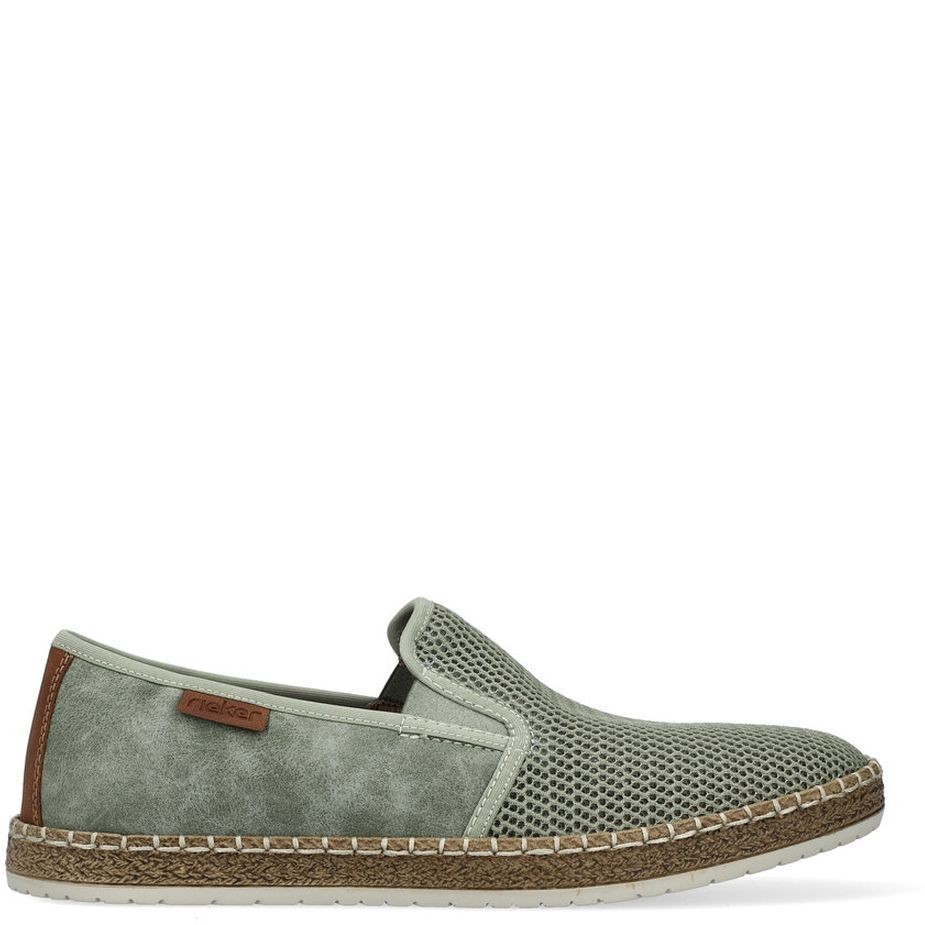RIEKER Laisvalaikio bateliai vyrams, Žalia, LEISURE 3