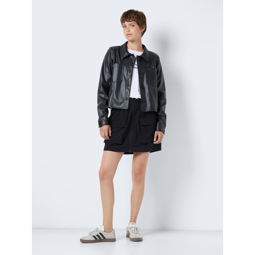 NOISY MAY Marškiniai moterims, Juoda, NMMARIN L/S SHIRT 6