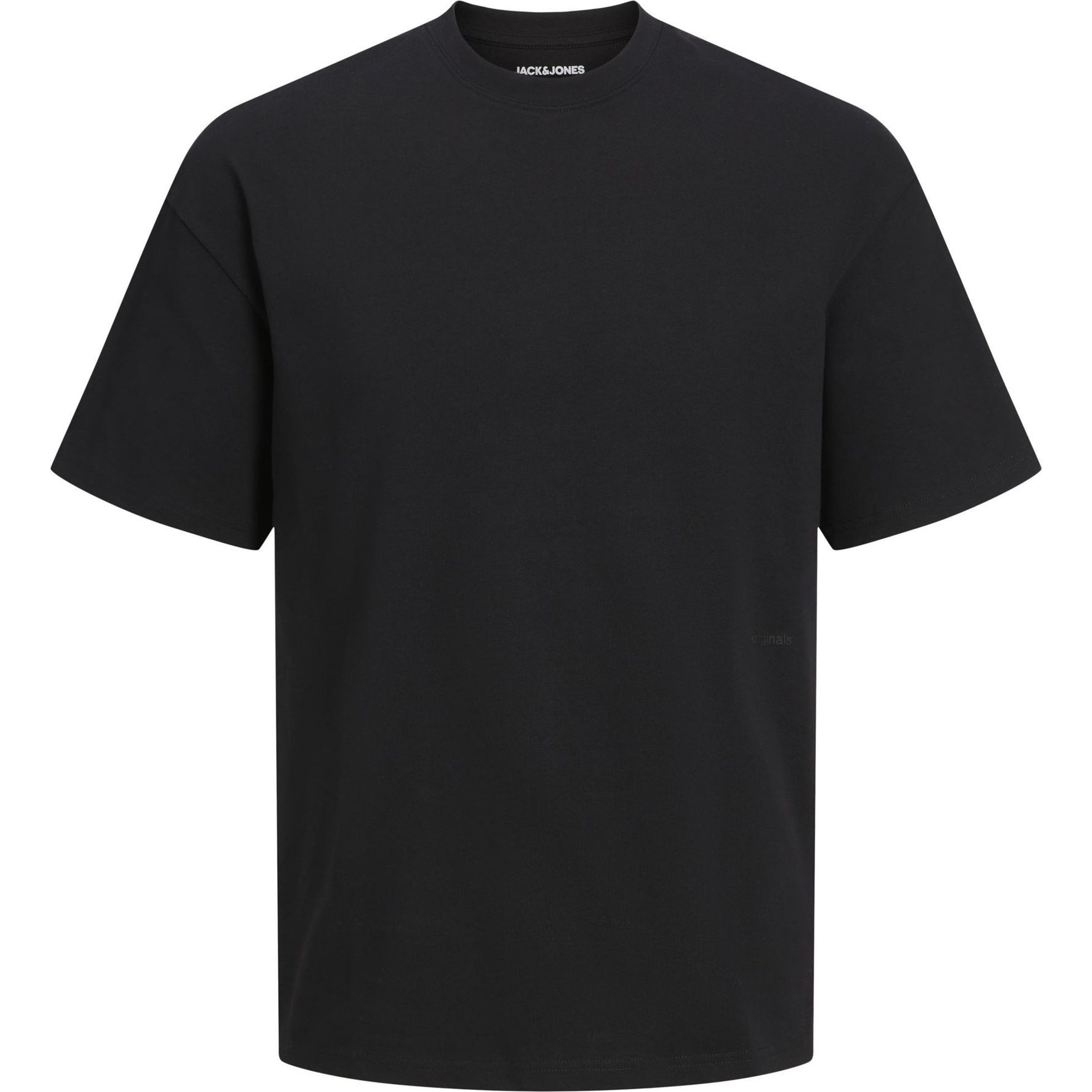 JACK & JONES Marškinėliai vyrams, Juoda, Jorvibe het-shirts 1