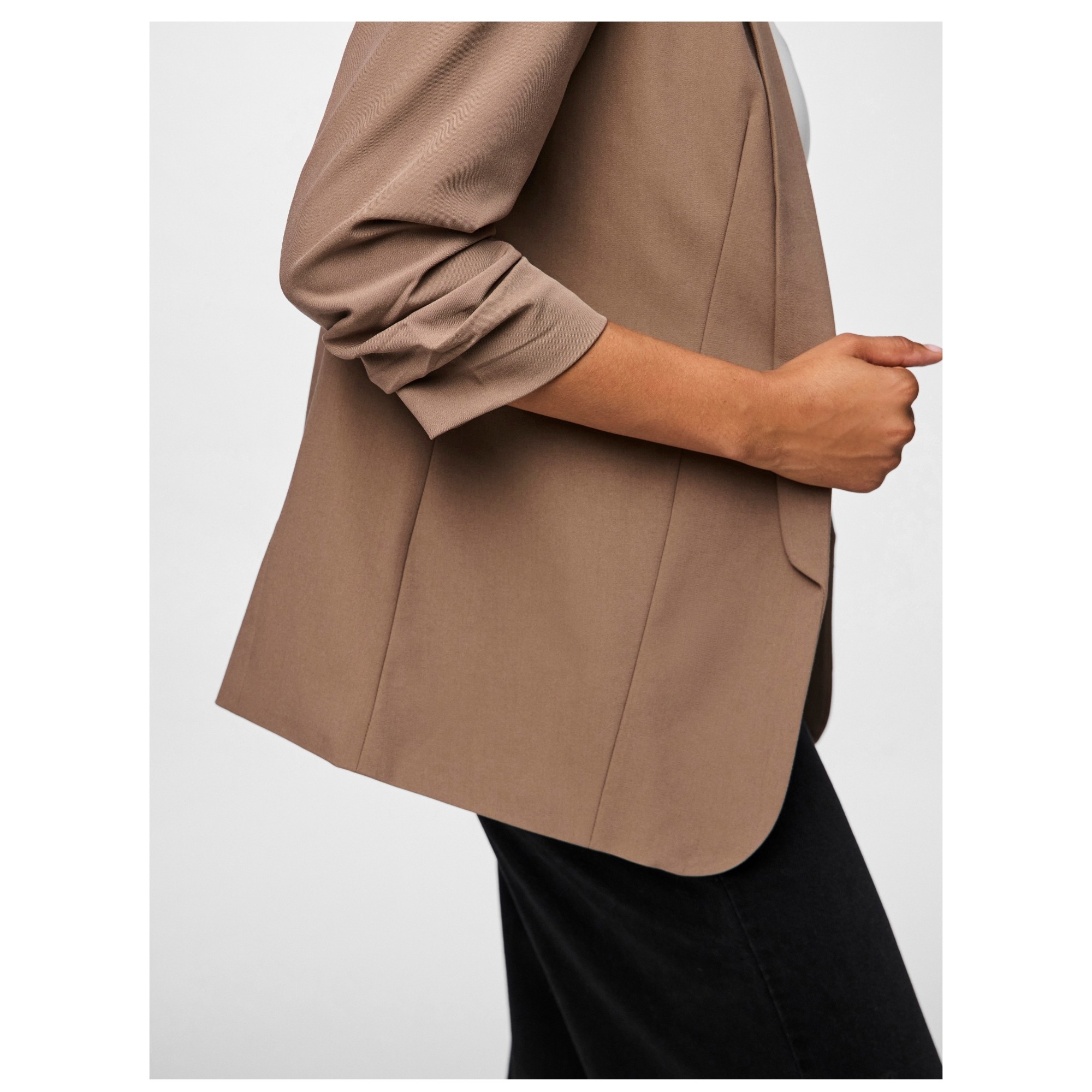 PIECES Švarkas moterims, Ruda, Bosella 3