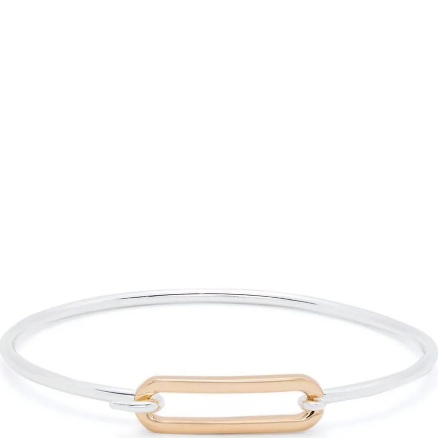 RALPH LAUREN Apyrankė moterims, Sidabrinė, Br link bangle 1