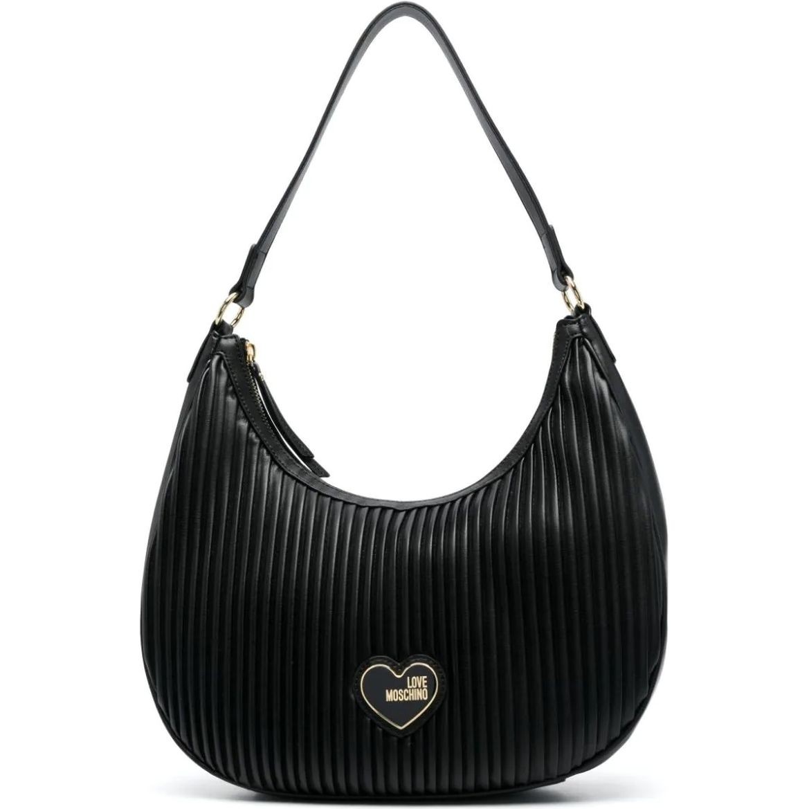 LOVE MOSCHINO Rankinė per petį moterims, Juoda, Top handle shoulder bag 1