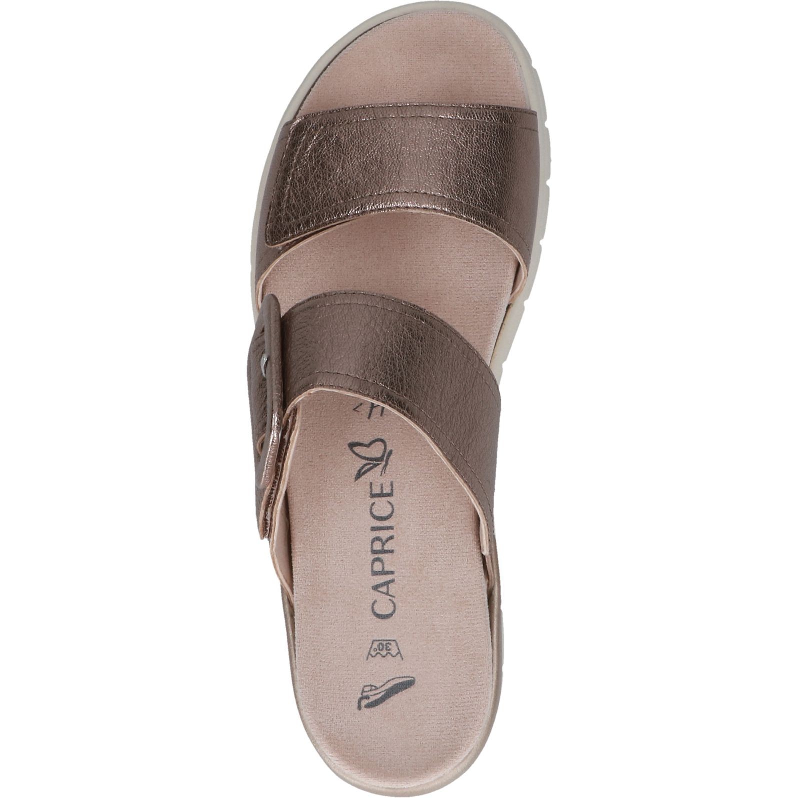 CAPRICE Šlepetės moterims, Bronzinė, Slippers 6