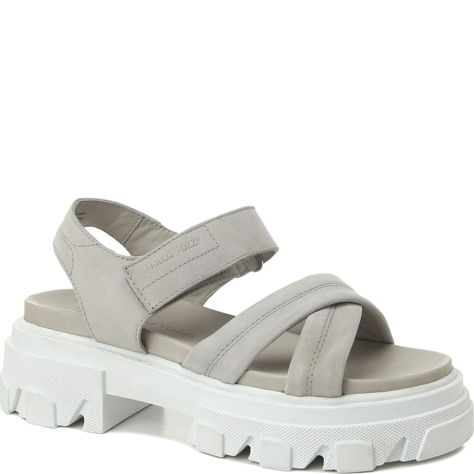 MARCO TOZZI Basutės moterims, Pilka, SANDALS 1