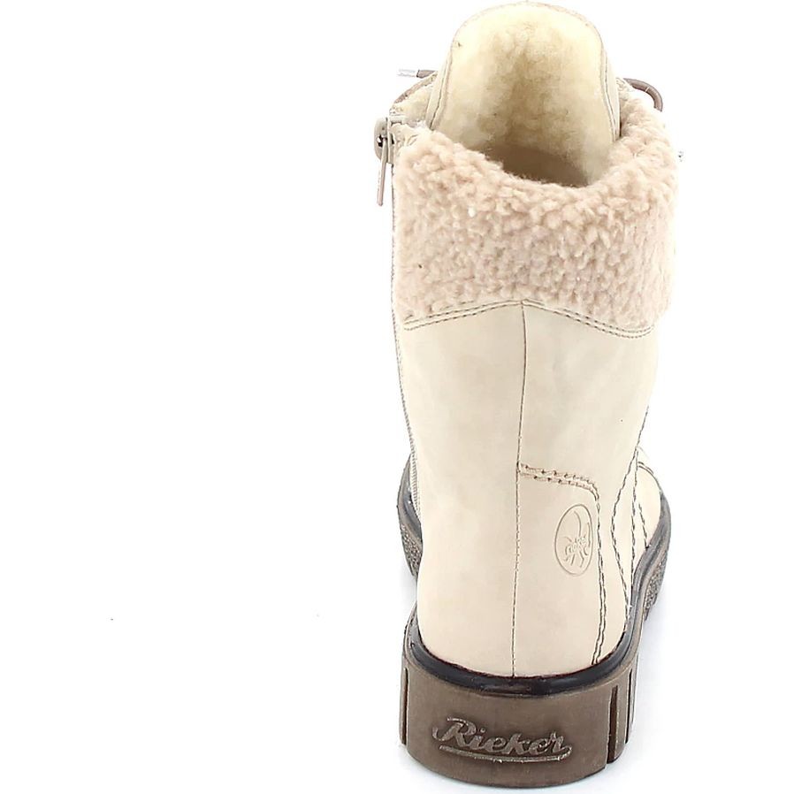 RIEKER Aulinukai moterims, Smėlio, Ladies mid height boots 6