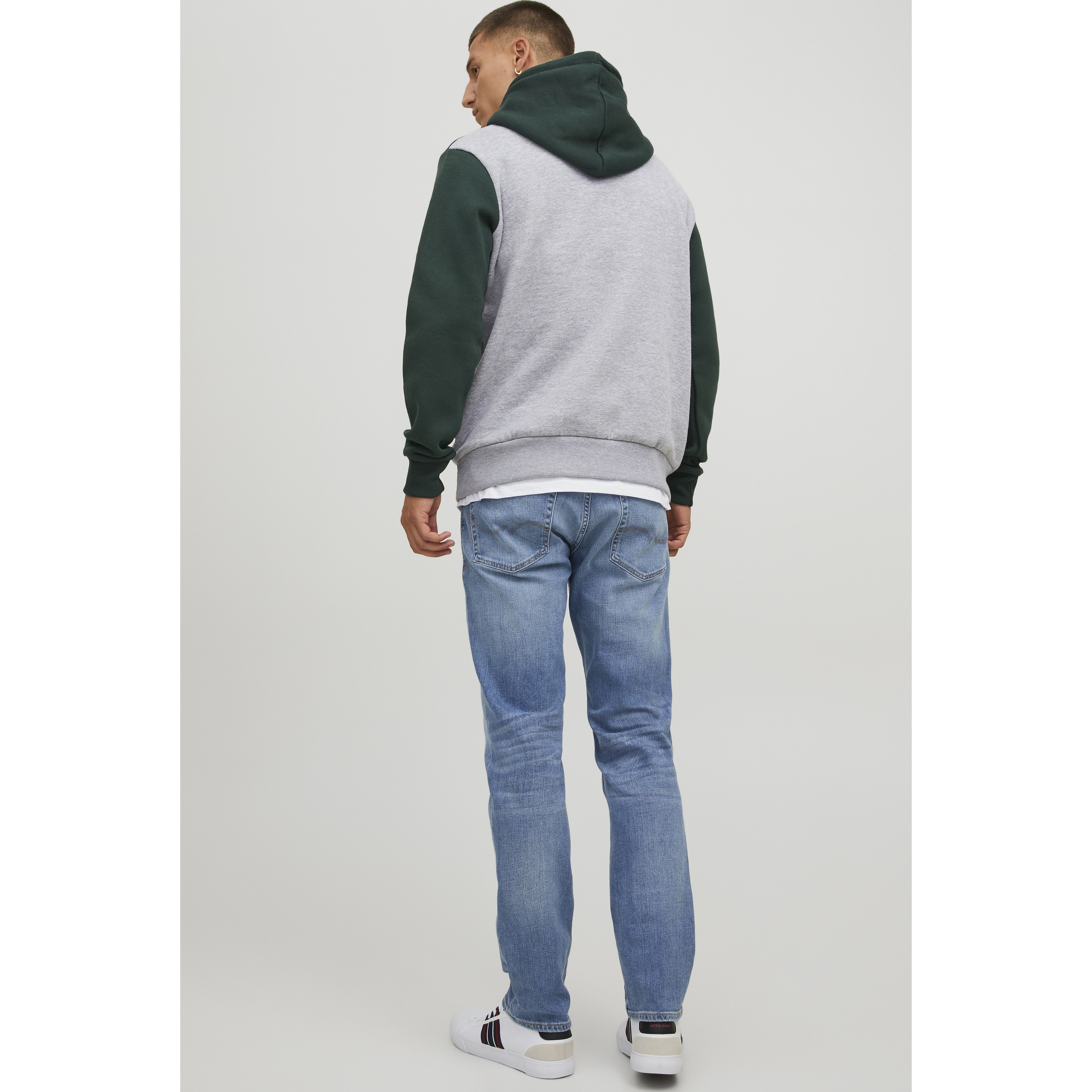 JACK & JONES Tiesūs džinsai vyrams, Mėlyna, džinsai 4