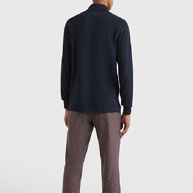 TOMMY HILFIGER Polo marškiniai ilgos rank. vyrams, Mėlyna, 1985 slim ls polo 3