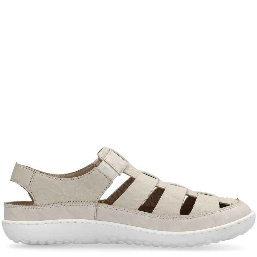 RIEKER Basutės moterims, Smėlio, SANDALS 7