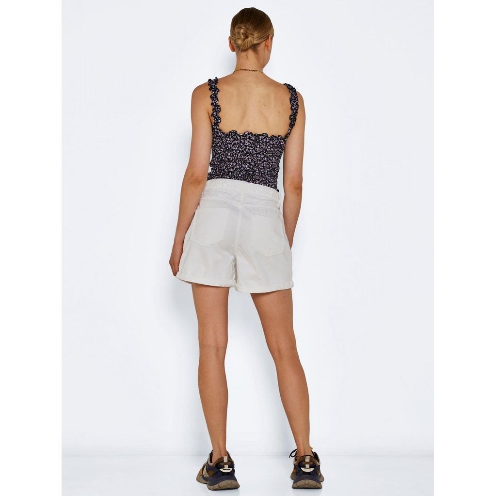 NOISY MAY Palaidinės moterims, Pilka, NMLEA SMOCK STRAP AOP 4