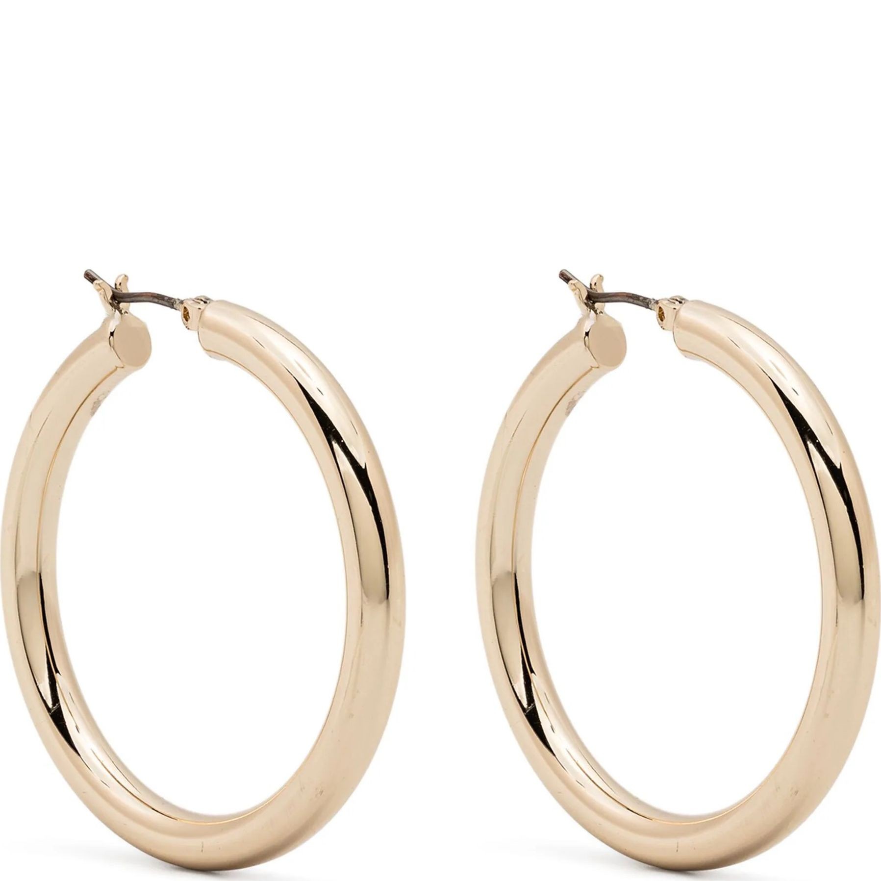 RALPH LAUREN Auskarai moterims, Auksinė, Pe 40mm tube hoop 1
