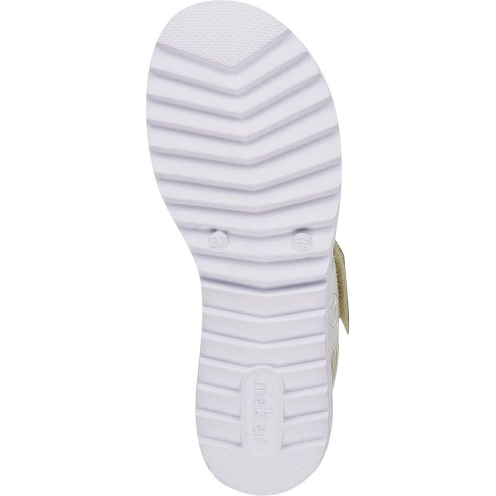 RIEKER Basutės moterims, Balta, SANDALS 9