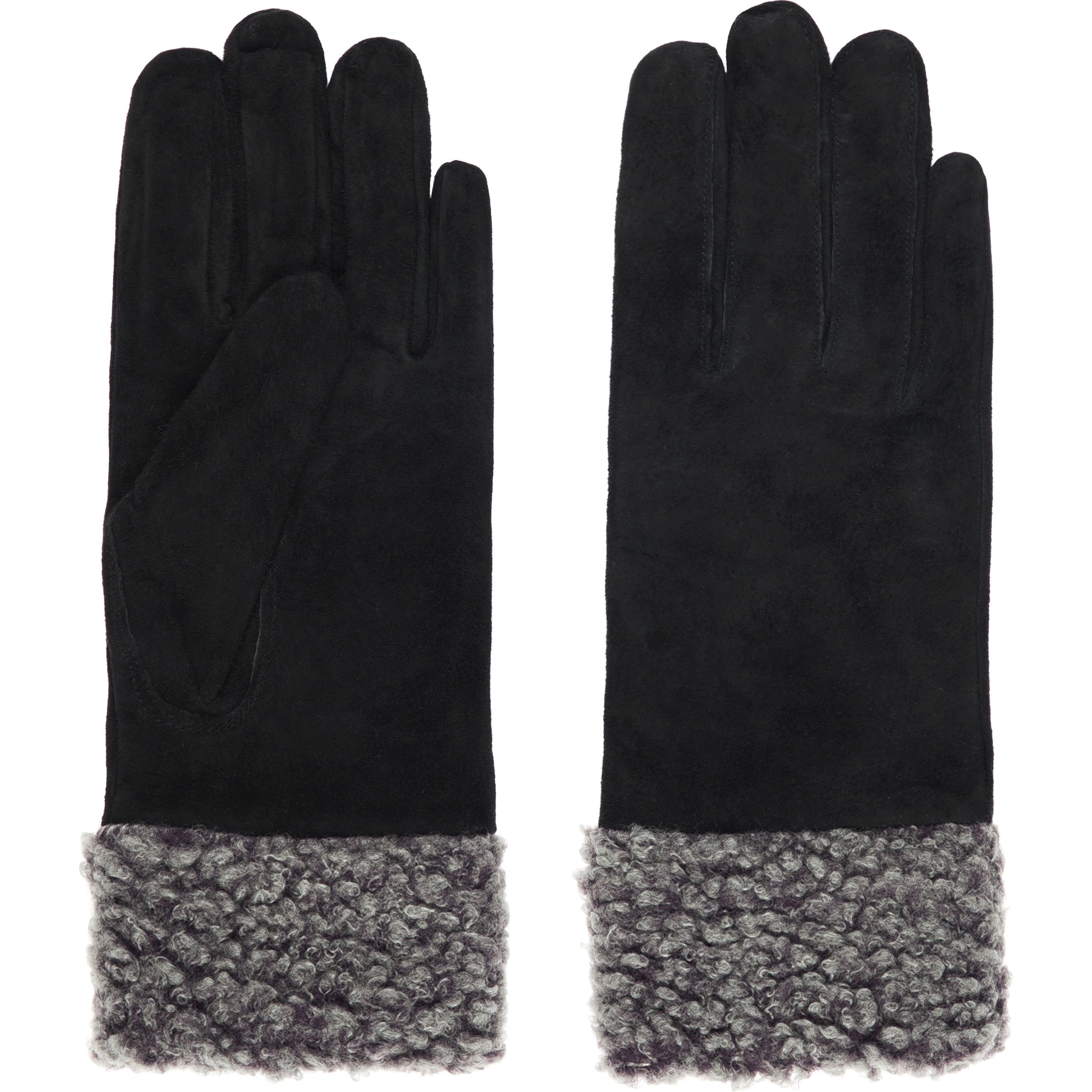 VERO MODA Pirštuotos pirštinės moterims, Juoda, VMANNIE SUEDE GL 2