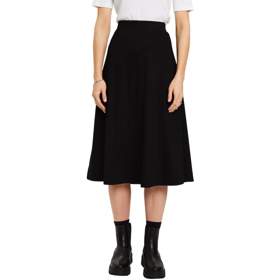 ESPRIT Midi sijonas moterims, Juoda, F_punti dress s 2