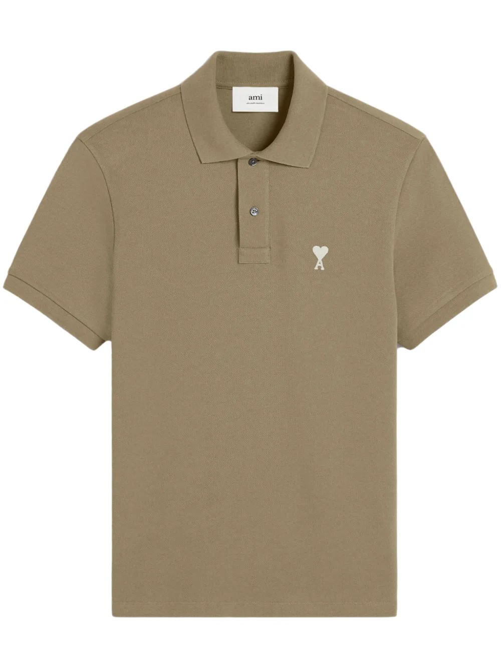 AMI PARIS Polo marškiniai trumpos rank. vyrams, Žalia, Polo shirts