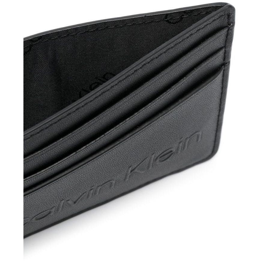 CALVIN KLEIN Piniginė vyrams, Juoda, SET ID CARDHOLDER 3