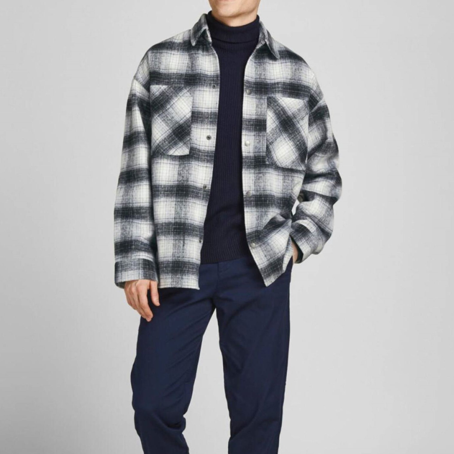 JACK & JONES Striukė vyrams, Pilka, JORBANE JACKET BLK N 2