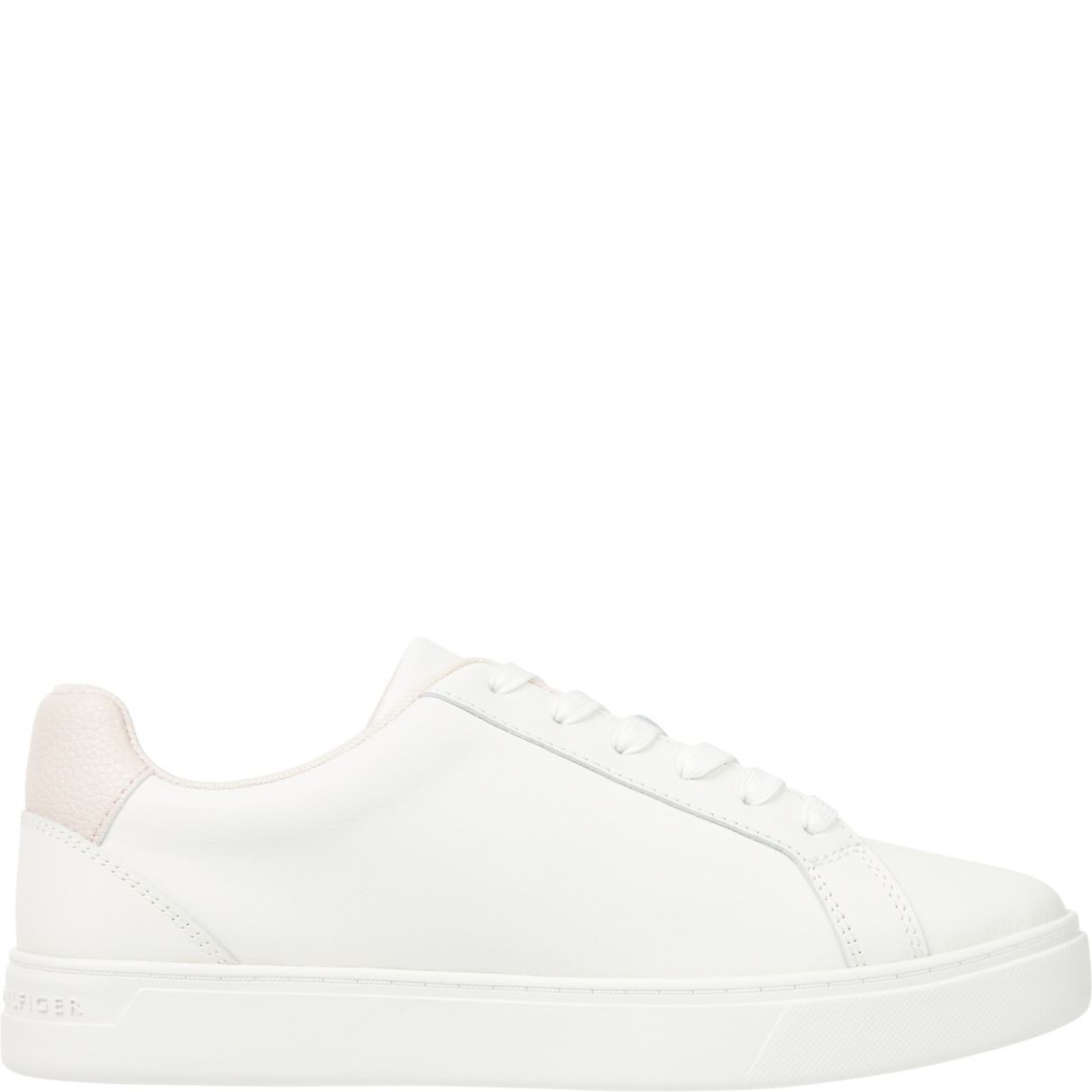 TOMMY HILFIGER Laisvalaikio bateliai moterims, Smėlio, Flag court sneaker 5
