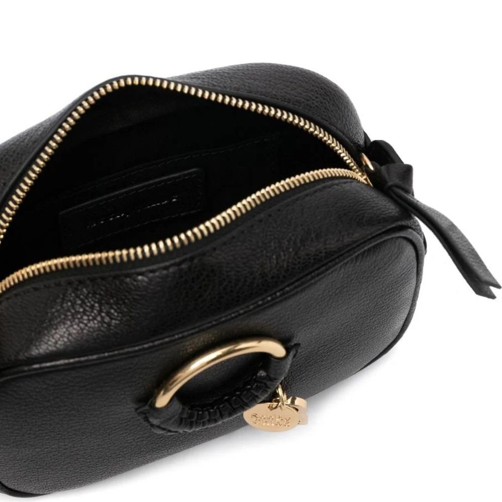 SEE BY CHLOE Rankinė per petį moterims, Juoda, Hana sbc camera bag 4