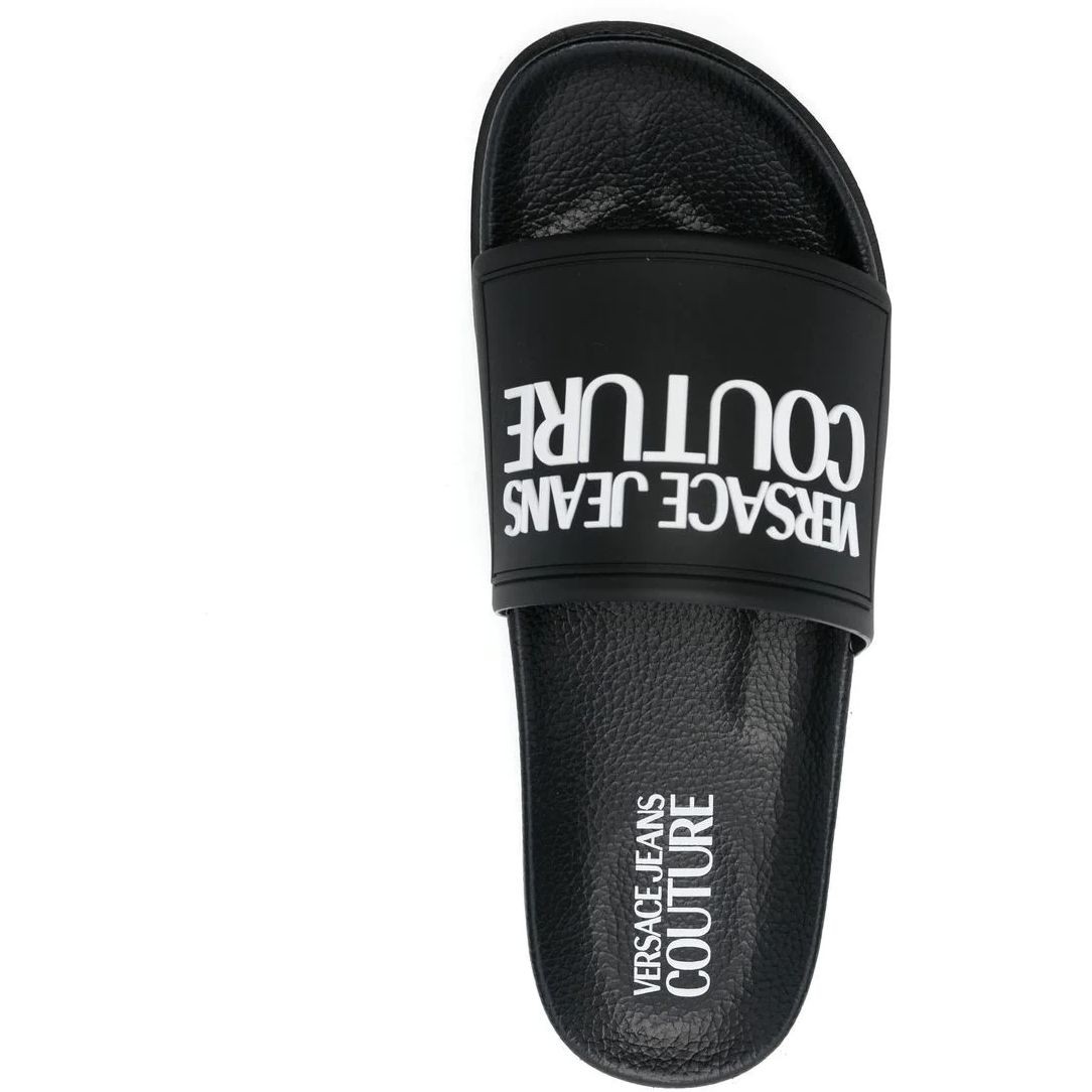 VERSACE JEANS CUTURE Šlepetės moterims, Juoda, Fondo shelly slippers 4