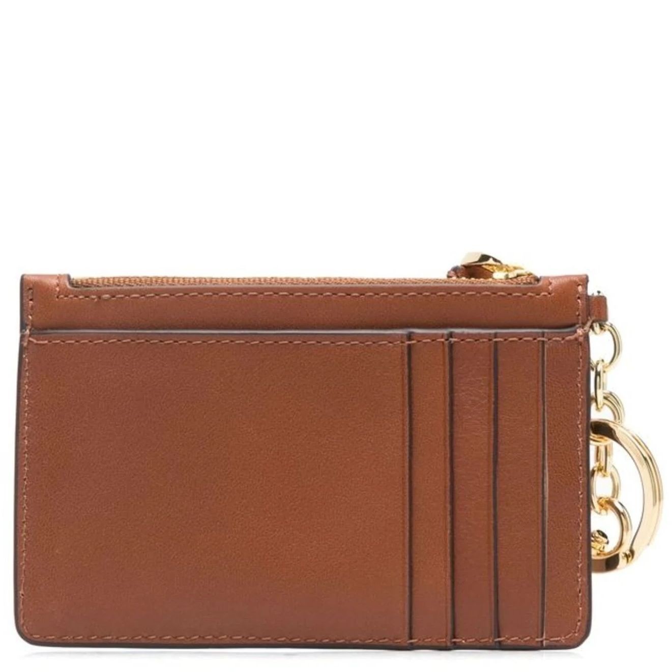 LAUREN RALPH LAUREN Piniginė moterims, Ruda, Zip small card case 2