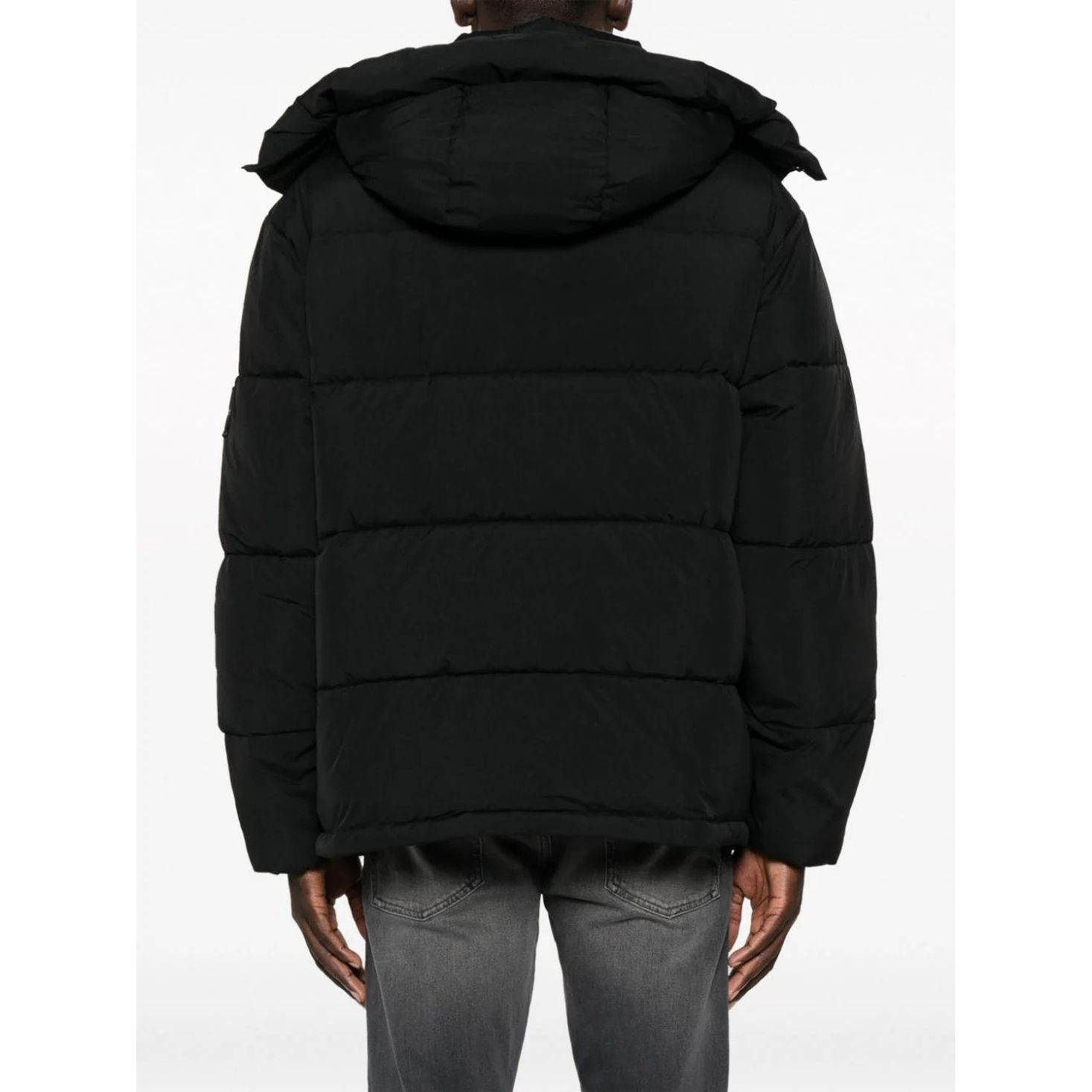 CALVIN KLEIN JEANS Pūkinė striukė vyrams, Juoda, Ess non down relaxed jacket 3