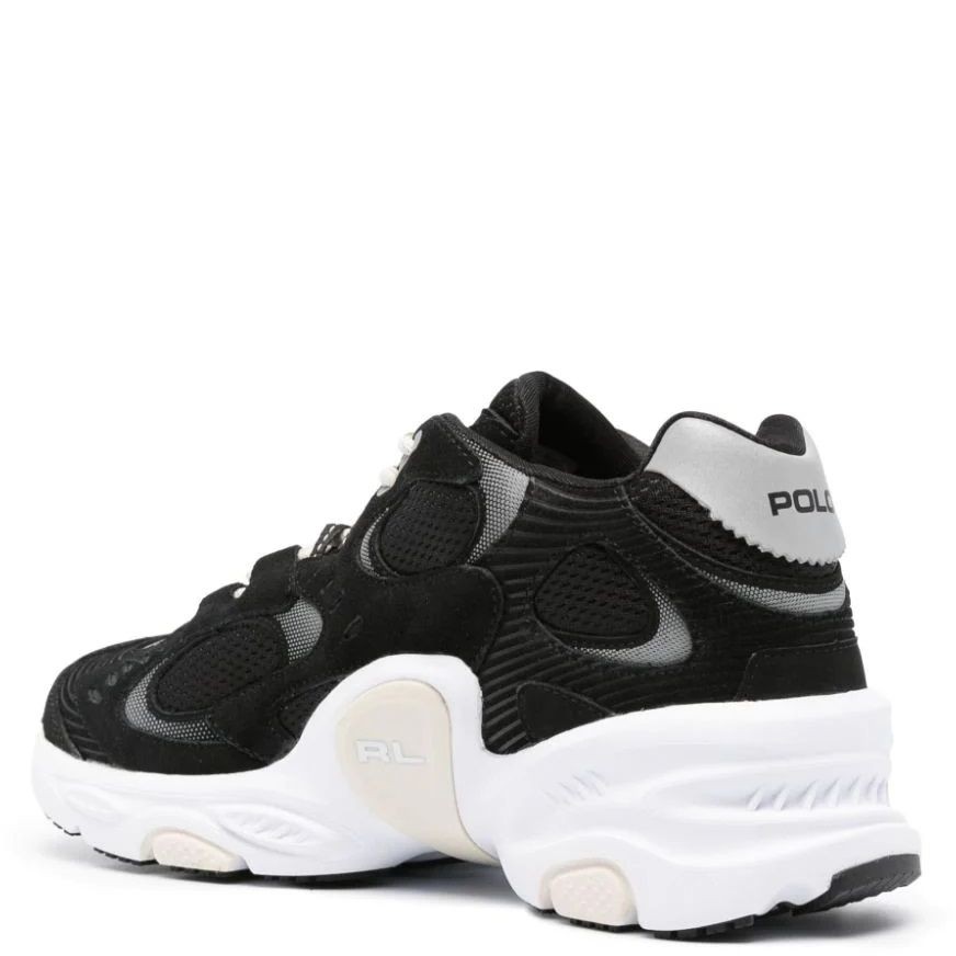 POLO RALPH LAUREN Sportiniai bateliai vyrams, Juoda, Low top lace sneakers 3