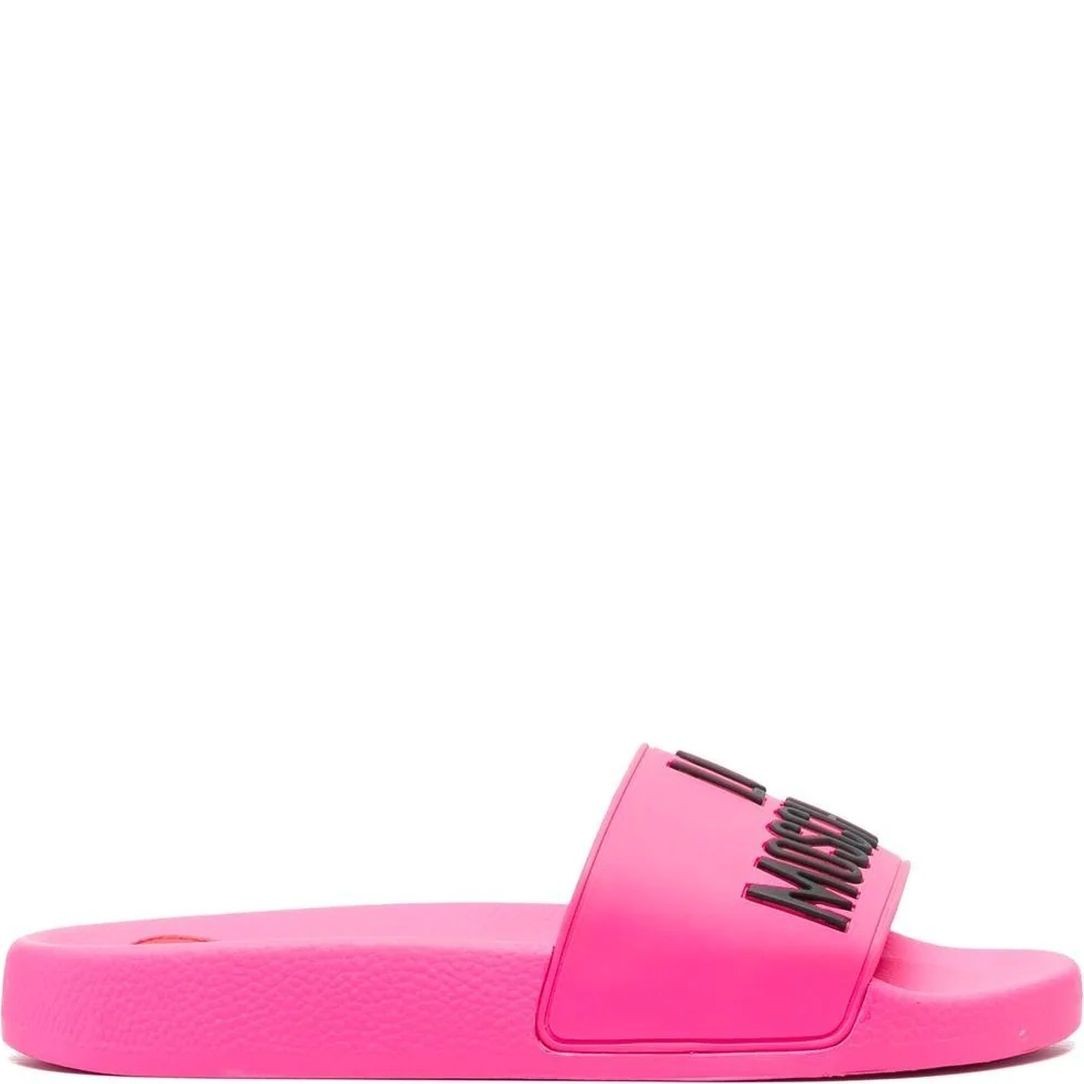 LOVE MOSCHINO Šlepetės moterims, Rožinė, Pool25 slides 2