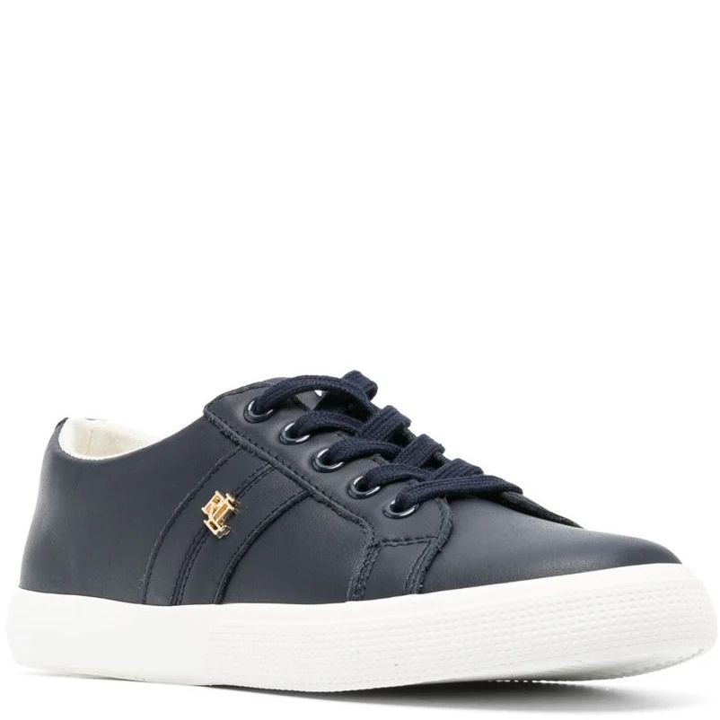 LAUREN RALPH LAUREN Sportiniai bateliai moterims, Janson ii leather sneakers 1