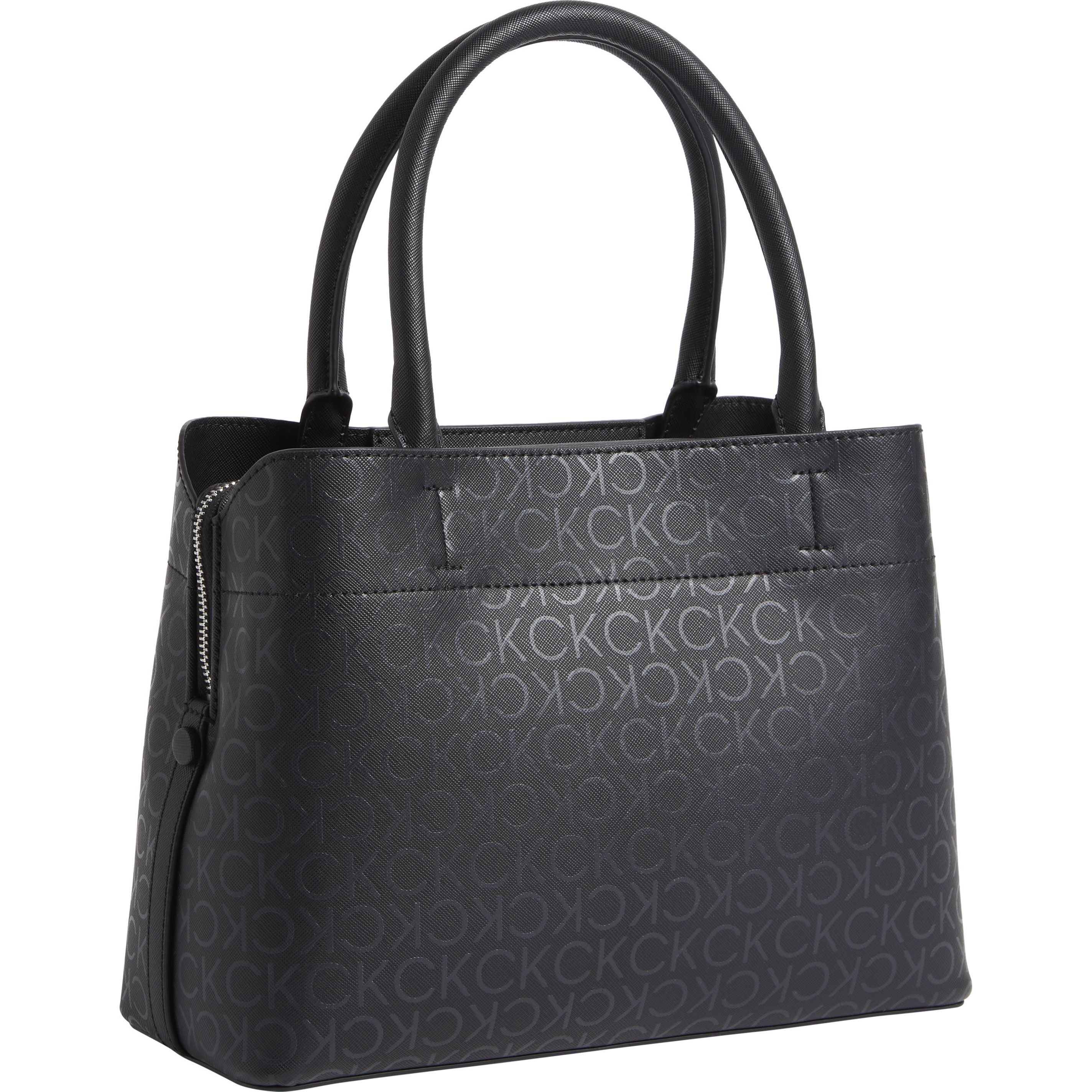 CALVIN KLEIN Pirkinių krepšys moterims, Juoda, Business medium tote 2