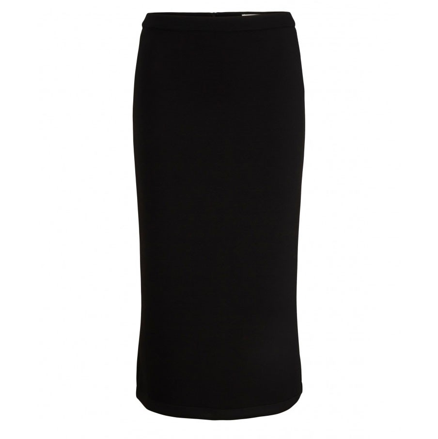 TOM TAILOR Midi sijonas moterims, Juoda, skirt 1
