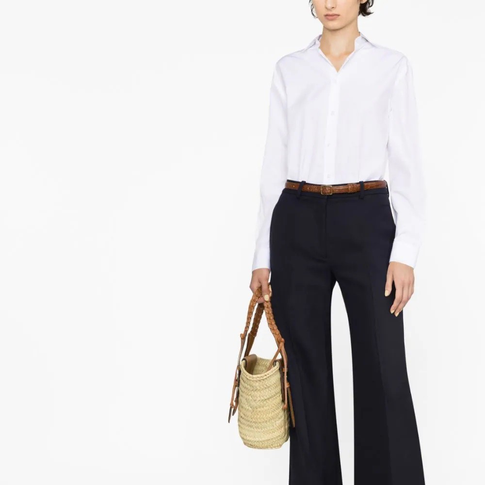 RALPH LAUREN Marškiniai ilgomis rankovėmis moterims, Balta, Shirt long sleeve 2