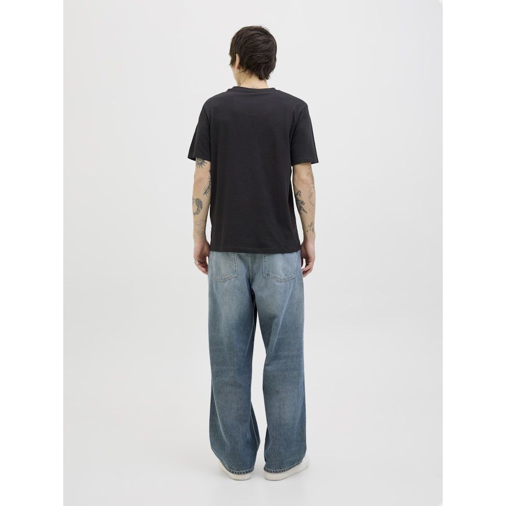 JACK & JONES Marškinėliai vyrams, Juoda, Star tee 3