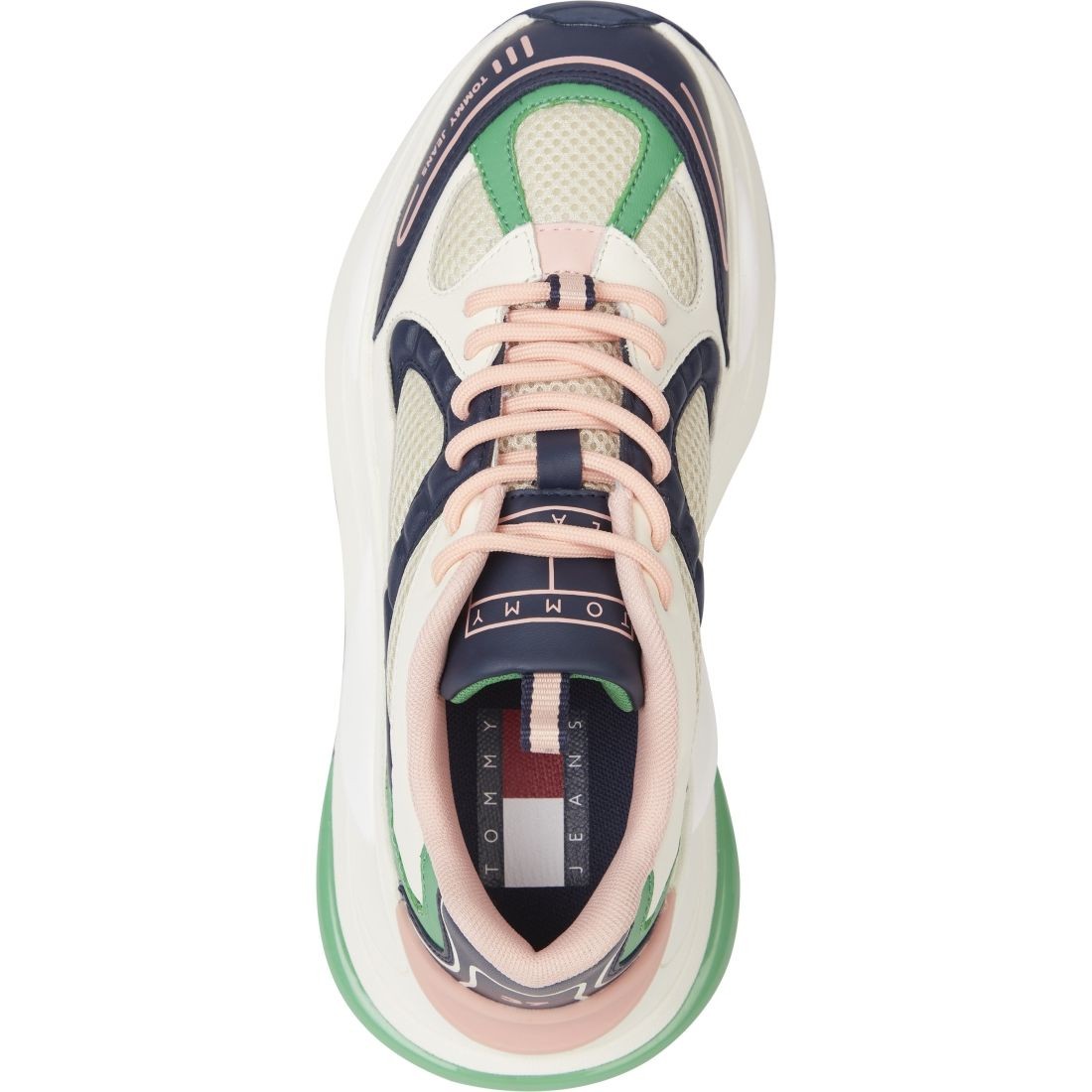 TOMMY JEANS Sportiniai bateliai moterims, Mėlyna, Fashion runner sport shoe 5