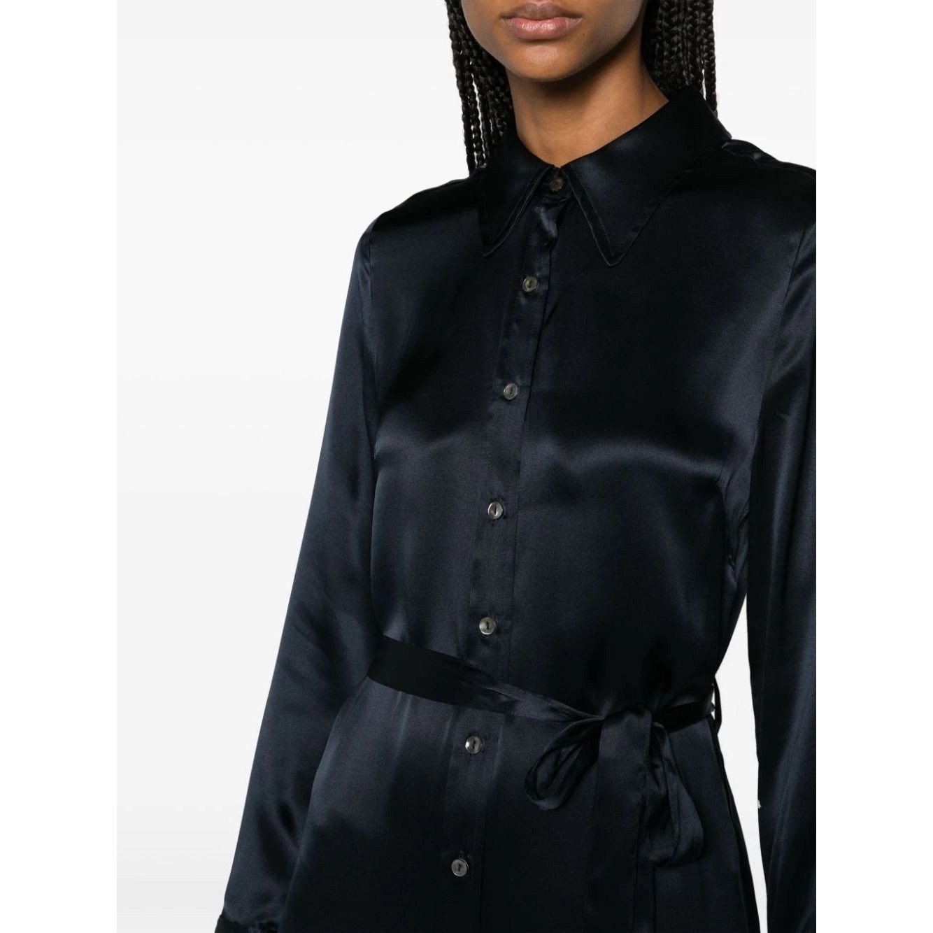 PAROSH Midi suknelė moterims, Mėlyna, Stella midi dress 4